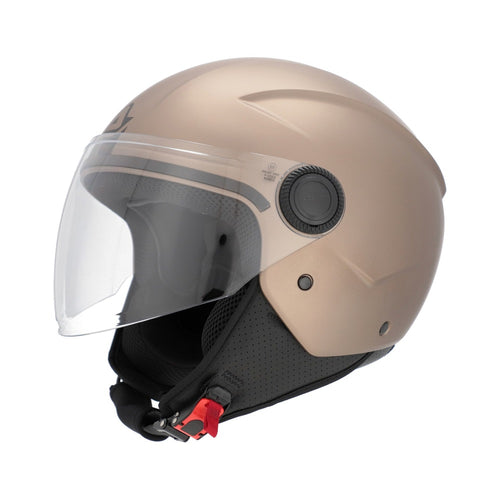 CASCO JET ACERBIS BREZZA OMOL.22.06 MARRONE OPACO