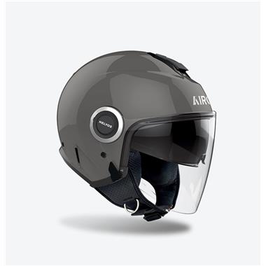 CASCO AIROH JET HELYOS HE699 GRIGIO LUCIDO ECE 2206 - Della Categoria Caschi Jet Produttore Airoh - A soli €112.50! Acquista ora su Due Ruote Accessori