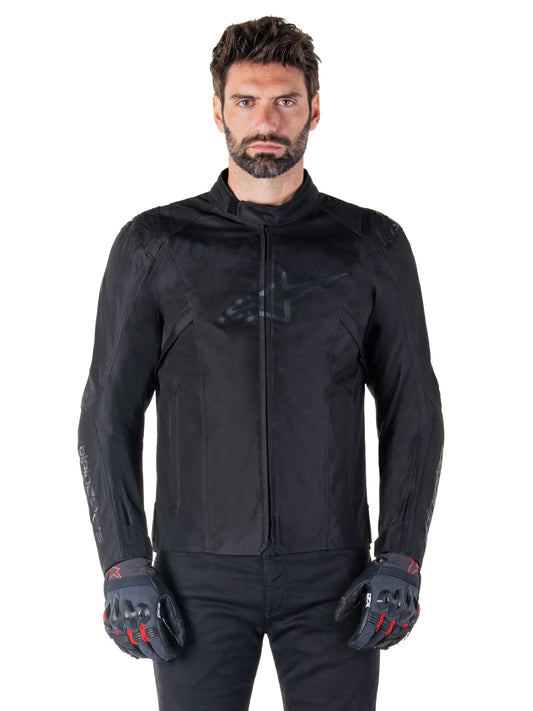 GIUBBINO UOMO TESSUTO ALPINESTARS T-SPS V2 WP NERO NERO