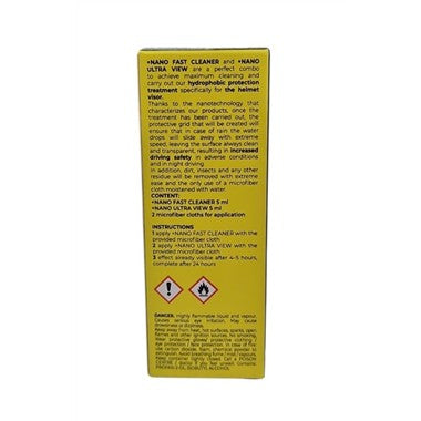 KIT DI PROTEZIONE NANO+ 5 ML PULITORE RAPIDO + ULTRA VIEW