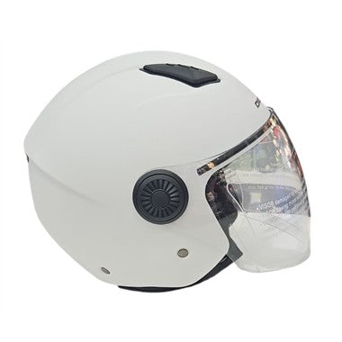 CASCO JET DIEFFE DF34 BIANCO OPACO