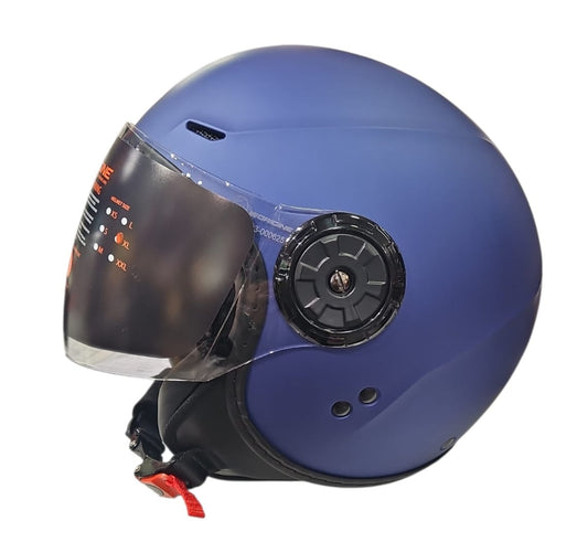 CASCO JET ORIGINE GARDA SOLID BLU OPACO