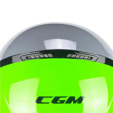 CASCO JET CGM 167G FLO STEP GRIGIO VERDE LUCIDO VISIERA LUNGA - Della Categoria Caschi Jet Produttore CGM HELMETS - A soli €78! Acquista ora su Due Ruote Accessori