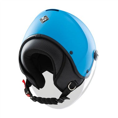 CASCO JET TUCANO BAMBINO EL KID AZZURRO CUFFIE INTERE CONF. 49/50-51/52-53/54
