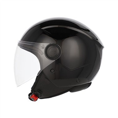 CASCO JET ACERBIS BREZZA OMOL.22.06 NERO LUCIDO