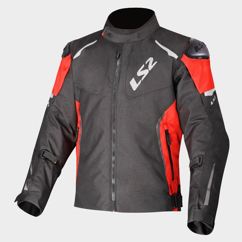 GIUBBINO UOMO LS2 ZOOM MAN NERO ROSSO