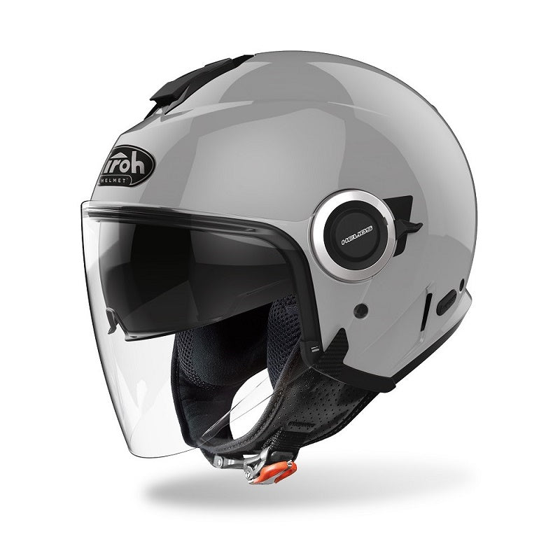 CASCO AIROH JET HELYOS HE681 GRIGIO CHIARO LUCIDO ECE 2206 - Della Categoria Caschi Jet Produttore Airoh - A soli €112.50! Acquista ora su Due Ruote Accessori