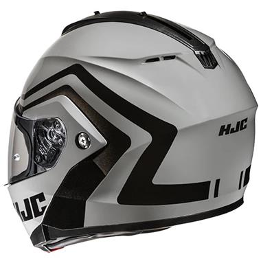CASCO MODULARE HJC C91N NEPOS MC5 GRIGIO NERO LUCIDO