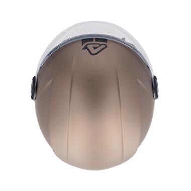 CASCO JET ACERBIS BREZZA OMOL.22.06 MARRONE OPACO