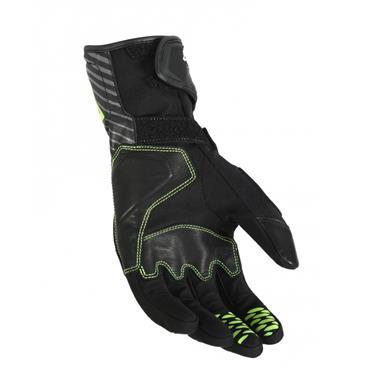 GUANTI MACNA TEMPO CON PROTEZIONE NERO GIALLO FLU