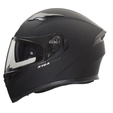 CASCO CGM INTEGRALE 316A TAMPERE MONO NERO OPACO