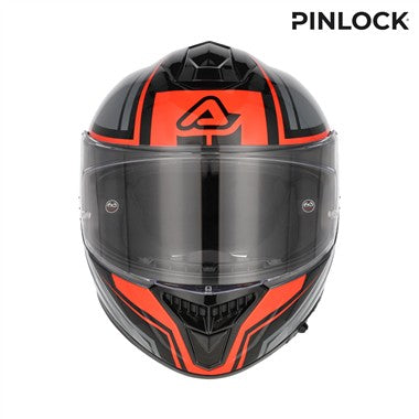 CASCO INTEGRALE ACERBIS TARMAK-X FIBRA GRIGIO-ROSSO