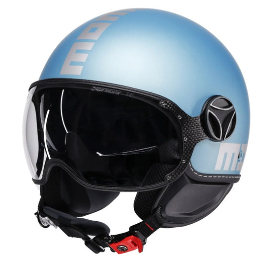 CASCO JET FGTR EVO MOMODESIGN E2206 MONO MATT SPRING BLUE-SILVER