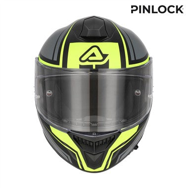 CASCO INTEGRALE ACERBIS TARMAK-X FIBRA GRIGIO-GIALLO