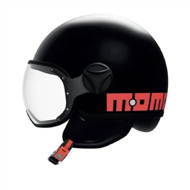 CASCO JET FGTR CLASSIC MOMODESIGN E2206 TWOFOLD OPACO NERO BLU ROSSO