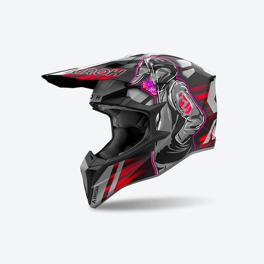 CASCO CROSS AIROH WRAAAP CYBER ROSSO OPACO - Della Categoria Caschi Enduro & Cross Produttore Airoh - A soli €135! Acquista ora su Due Ruote Accessori