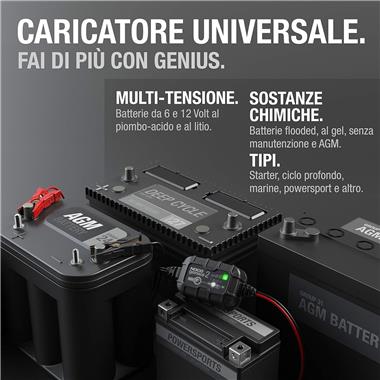 CARICABATTERIA + MANTENITORE 6V - 12V 2A NOCO GENIUS - Della Categoria Caricabatteria E Mantenitore Produttore NOCO - A soli €80.60! Acquista ora su Due Ruote Accessori