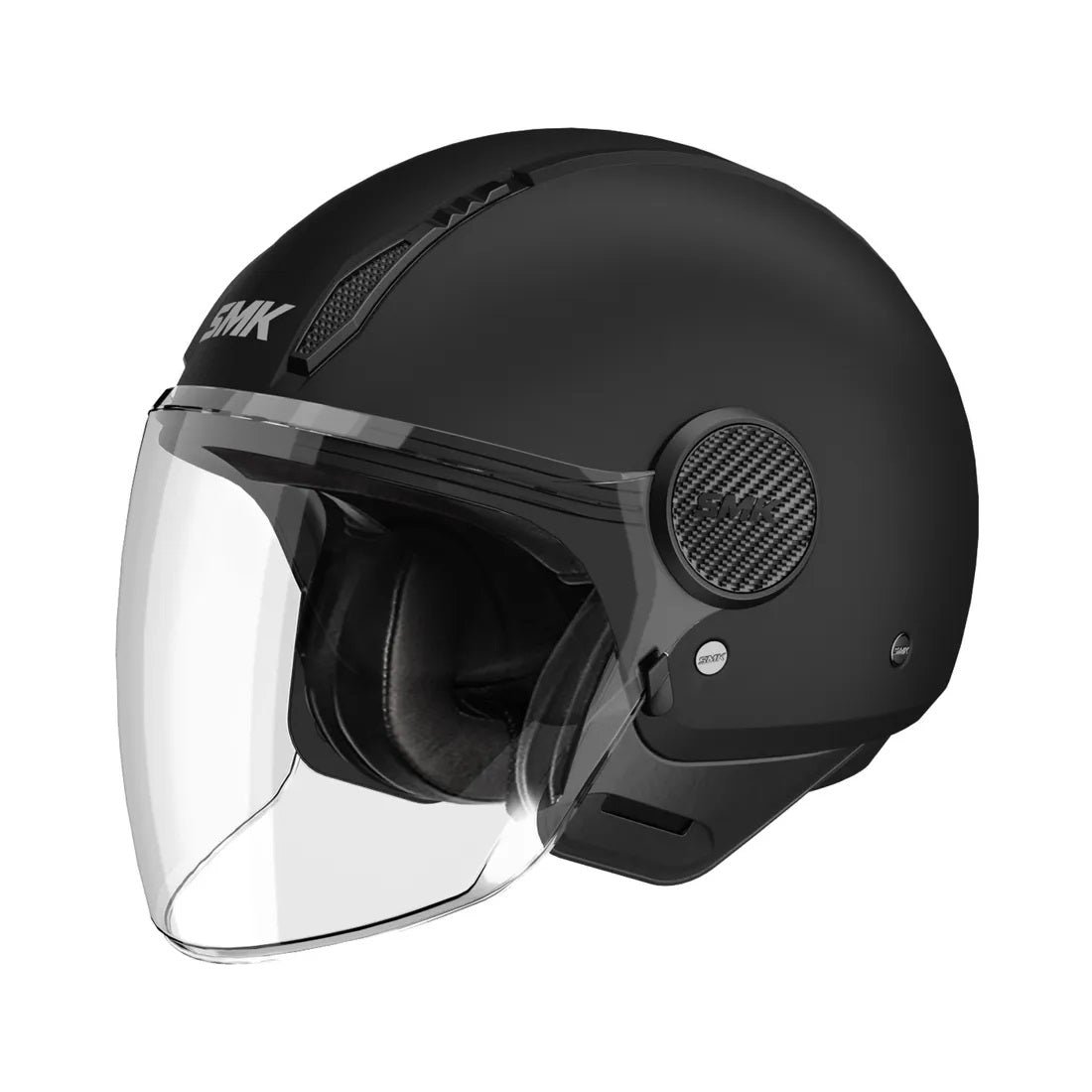 CASCO JET SMK LAMINAR NERO OPACO