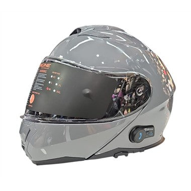 CASCO MODULARE ORIGINE LOGIC CON BLUETOOTH GRIGIO LUCIDO