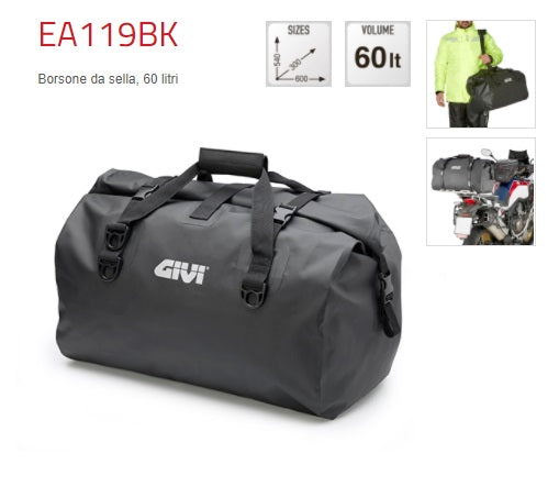 BORSONE DA CODA-SELLA EA119BK 60 LITRI GIVI