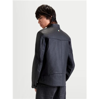 GIUBBINO UOMO PELLE ALPINESTARS MAVER-X LEATHER NERO