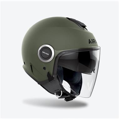 CASCO AIROH JET HELYOS HE670 VERDE OPACO ECE 2206 - Della Categoria Caschi Jet Produttore Airoh - A soli €112.50! Acquista ora su Due Ruote Accessori