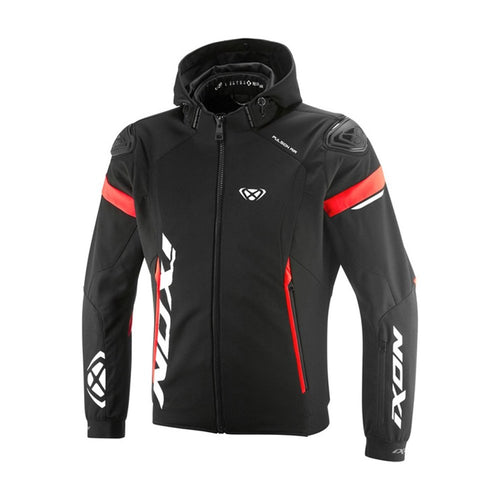 GIUBBOTTO UOMO IXON TSUTO PULSION AIR NERO-BIANCO-ROSSO VIVO