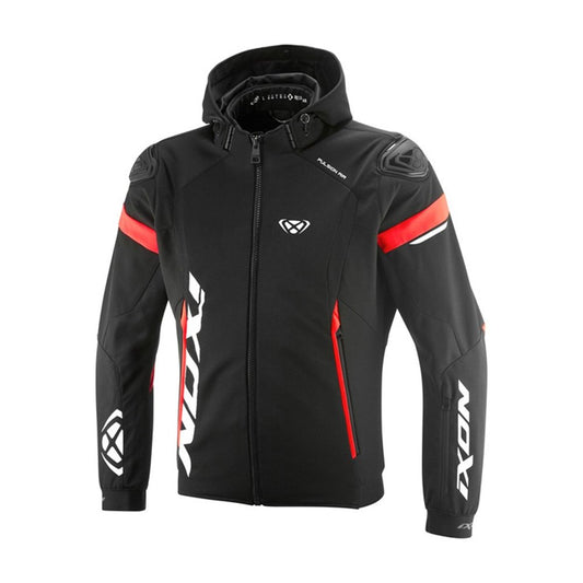 GIUBBOTTO UOMO IXON TSUTO PULSION AIR NERO-BIANCO-ROSSO VIVO