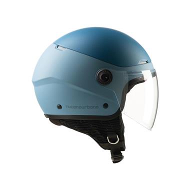 CASCO JET EL POP TUCANO AZZURRO OPACO