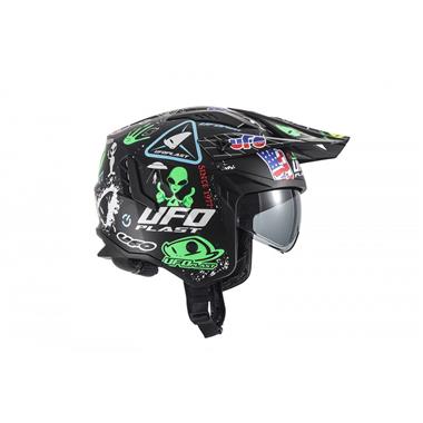 CASCO UFO SHERATAN JET UFO GRAPHIC 2.0 NERO OPACO - Della Categoria Caschi Jet Produttore UFO PLAST - A soli €83.80! Acquista ora su Due Ruote Accessori
