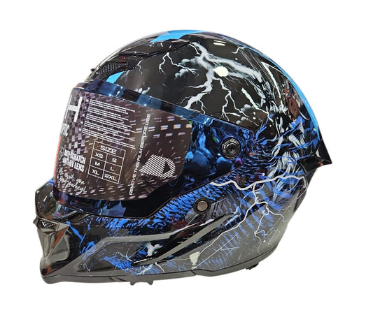 CASCO MPH INTEGRALE BLADE E22.06 GRAFICA ZEUS LUCIDO PINLOCK 70