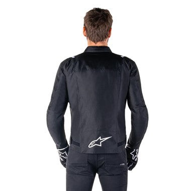 GIUBBINO UOMO TESSUTO ALPINESTARS T-SPS V2 WP NERO BIANCO