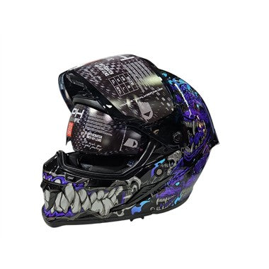 CASCO MPH INTEGRALE BLADE E22.06 GRAFICA KEEPER LUCIDO PINLOCK 70
