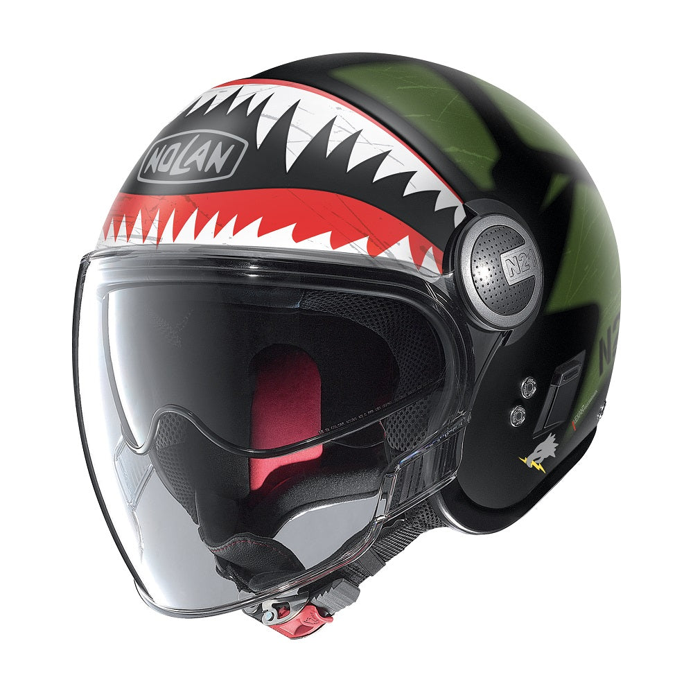 CASCO JET NOLAN N21 DOPPIA VISIERA SKYDWELLER 091 NERO VERDE OPACO - Della Categoria Caschi Jet Produttore Nolan Helmets - A soli €149.50! Acquista ora su Due Ruote Accessori