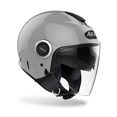 CASCO AIROH JET HELYOS HE681 GRIGIO CHIARO LUCIDO ECE 2206 - Della Categoria Caschi Jet Produttore Airoh - A soli €112.50! Acquista ora su Due Ruote Accessori