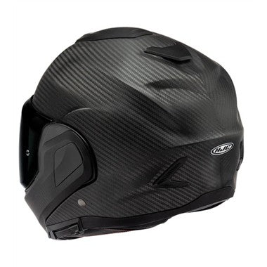 CASCO MODULARE HJC F100 CARBON NERO OPACO