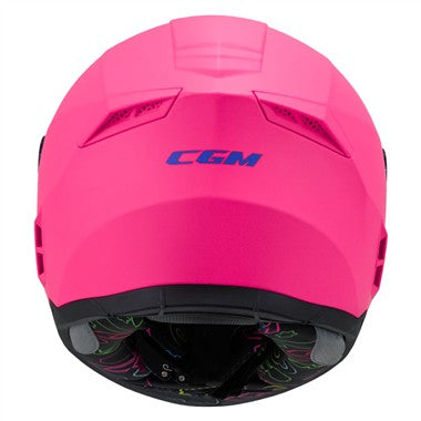 CASCO INTEGRALE BAMBINO CGM 265A MICRO MONO ROSA FLU OPACO