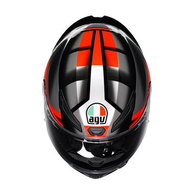 agv k1 nero CASCO INTEGRALE K1 S AGV E2206 FASTLAP NERO GRIGIO ROSSO