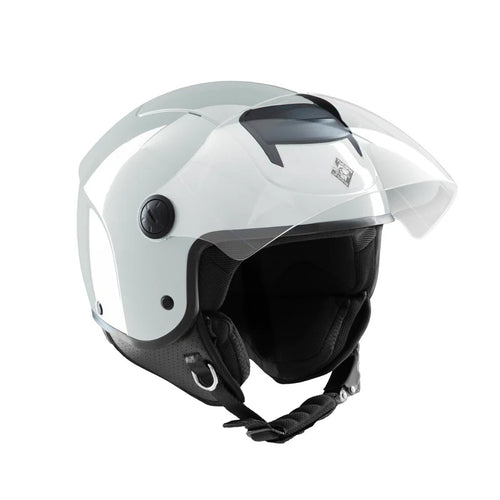 CASCO JET TUCANO BAMBINO EL KID BIANCO CUFFIE INTERE CONF. 49/50-51/52-53/54