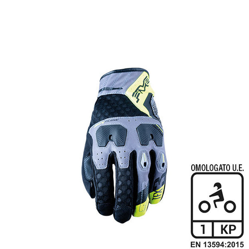GUANTI FIVE TFX3 AIRFLOW GREY FLUO YELLOW - Della Categoria Guanti Estivi Uomo Produttore FIVE 5 - A soli €63.90! Acquista ora su Due Ruote Accessori