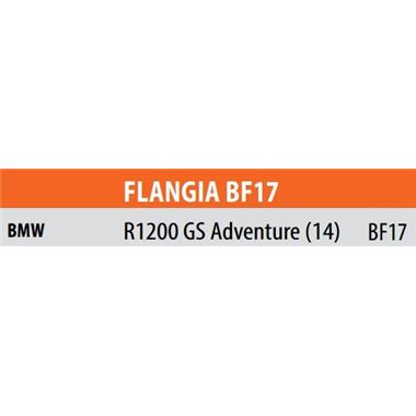 FLANGIA METALLICA BF17 SPECIFICA X BORSA TANK LOCK GIVI