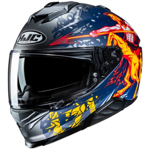 CASCO INTEGRALE HJC I71 TAURUS MC1SF GRIGIO BLU ARANCIO OPACO - Della Categoria Caschi Integrale Produttore HJC HELMETS - A soli €229.40! Acquista ora su Due Ruote Accessori