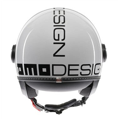 CASCO JET FGTR EVO MOMODESIGN E2206 BIANCO SCRITTA NERA