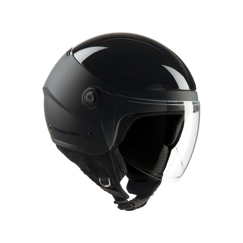 CASCO JET EL POP TUCANO NERO OPACO
