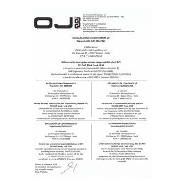 PANTALONE JEANS UOMO OJ RELOAD 4 STAGIONI PROTEZIONI FIANCHI-GINOCCHIA