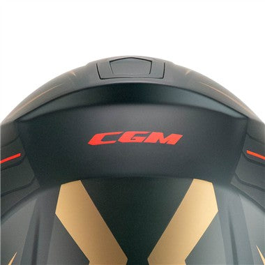 CASCO JET CGM 136S RNA RACE GRIGIO ROSSO OPACO