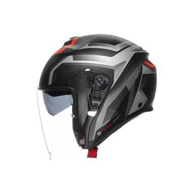 CASCO JET IRIDES AGV E2206 NERO GRIGIO ROSSO - Della Categoria Caschi Jet Produttore AGV CASCHI - A soli €169.15! Acquista ora su Due Ruote Accessori