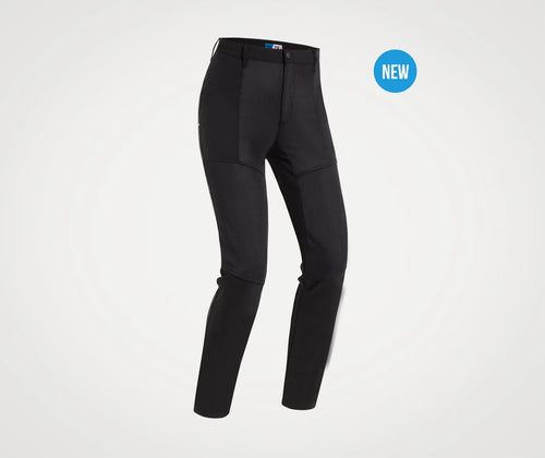 PANTALONE PMJ DONNA ESTIVO TRAFORATO SUM AIR DONNA NERO TRASPIRANTE
