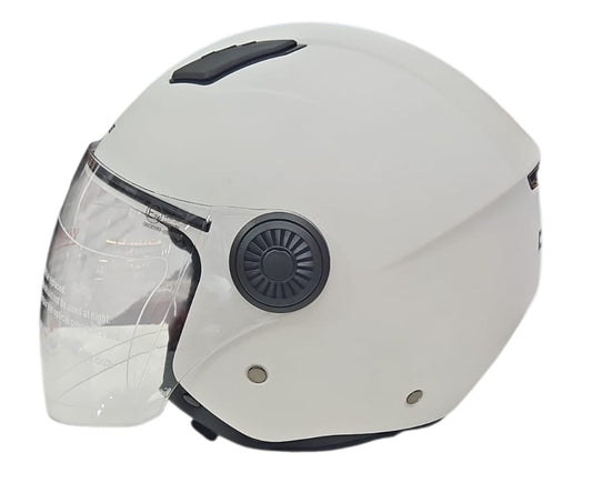 CASCO JET DIEFFE DF34 BIANCO OPACO