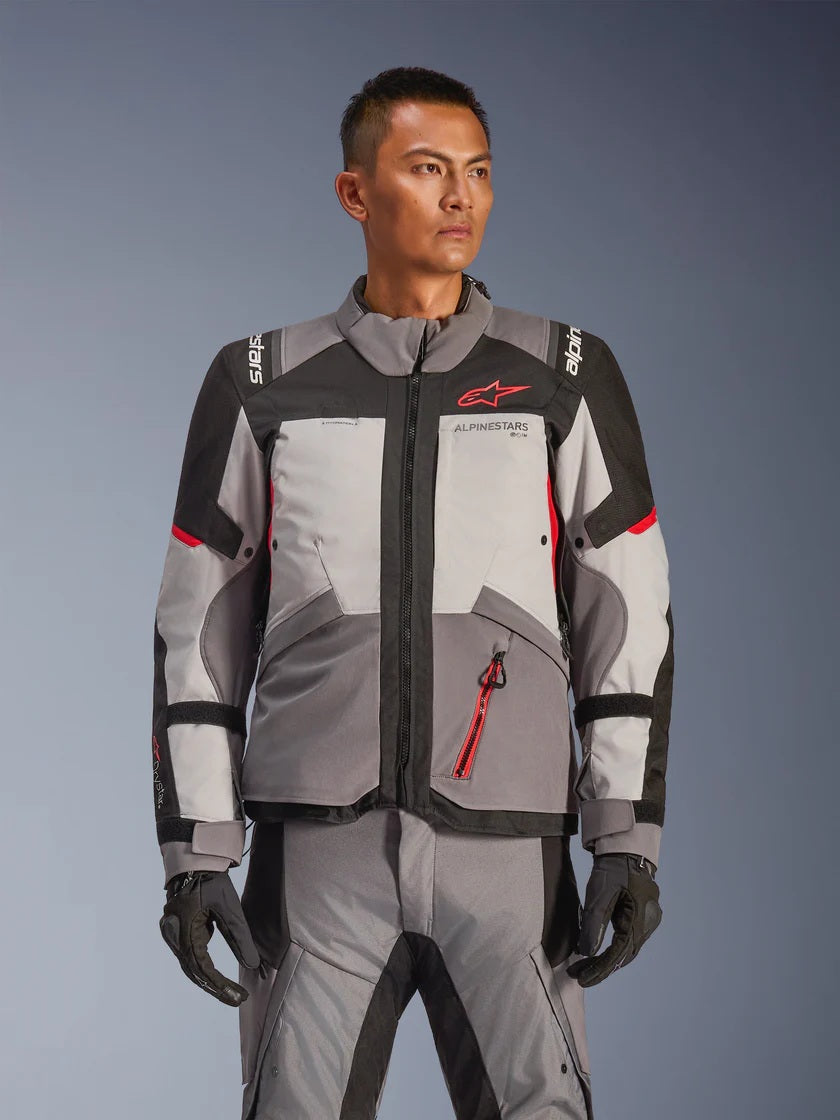 GIACCA ALPINESTARS UOMO ANDES V4 WP GRIGIA NERA RIGO ROSS